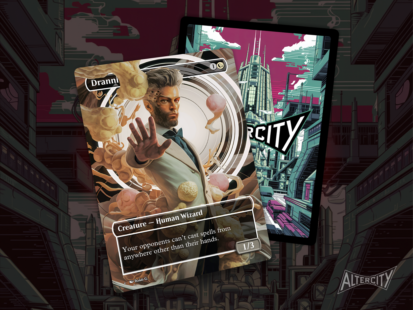 Drannith Magistrate - Full Art Borderless - MTG Custom Cards, Commander, Edh and Cedh High Quality Altered Proxies
