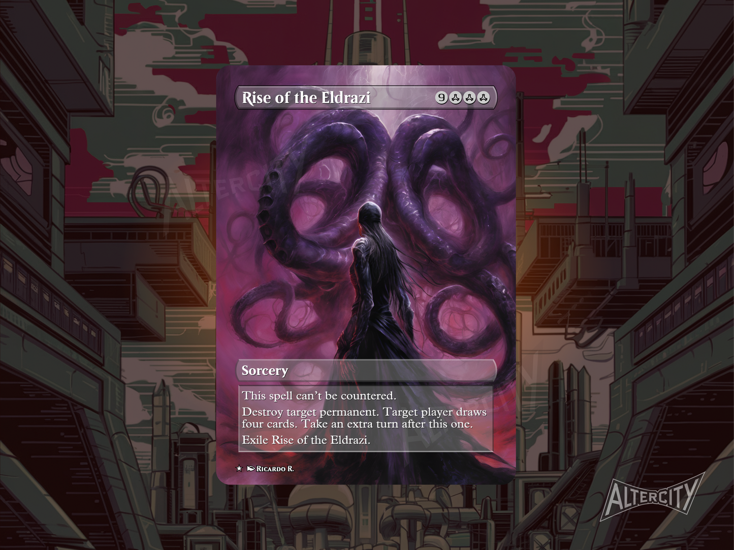 Rise of the Eldrazi - Full Art Borderless - MTG Custom Cards, Commander, Edh and Cedh High Quality Altered Proxies