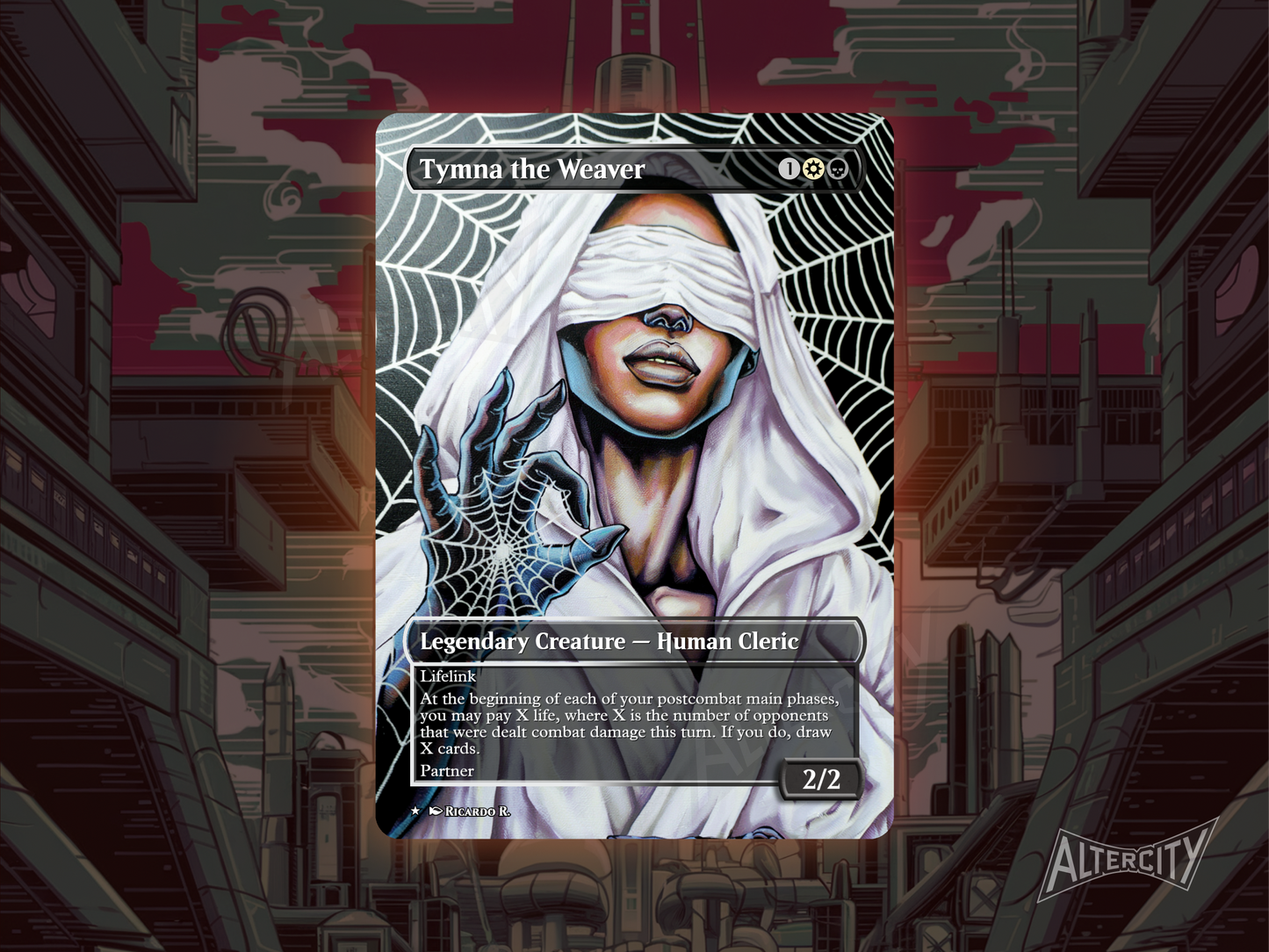 Tymna the Weaver (v2) - MTG Custom Cards, Commander alternate art - Magic MTG Alters Full Art