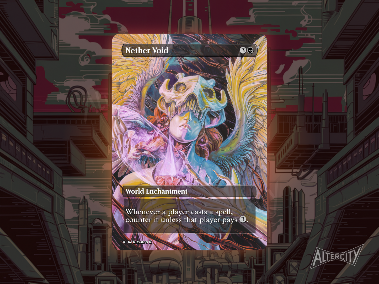 Nether Void - MTG Custom Cards, Commander alternate art - Magic MTG Alters Full Art