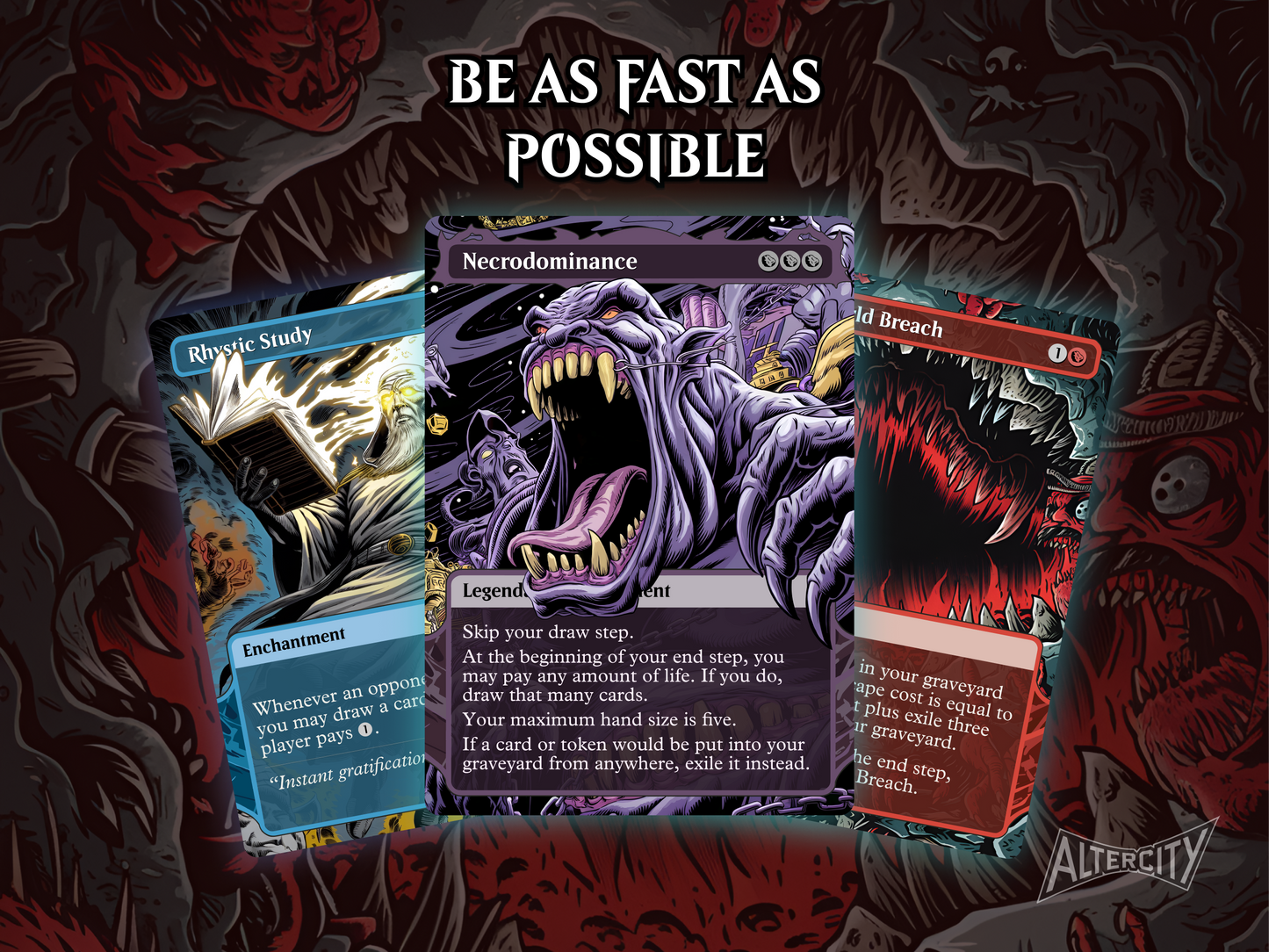 Rograkh / Silas Full Custom MTG cEDH Altered Art Commander Deck | 100 cards, 16 sideboard cards and 10 tokens - English and High Quality