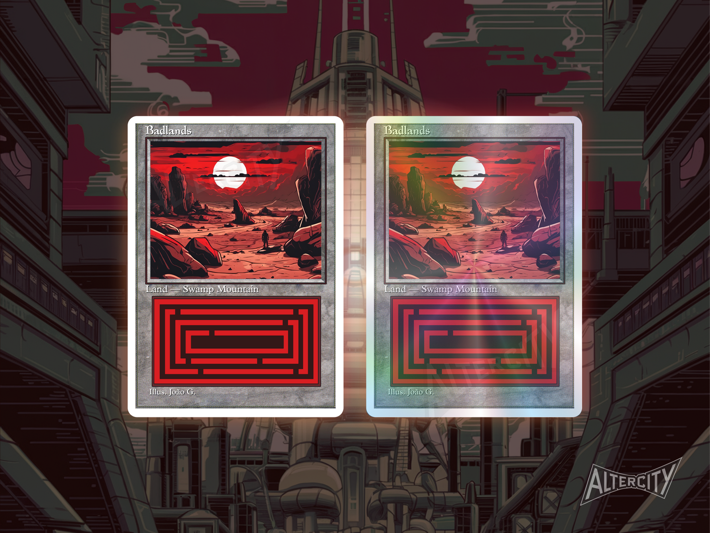 Dual Lands Bundle (v1) - MTG Custom Cards, Commander, Edh and Cedh High Quality Altered Proxies - Old School Retro Frame (63mmx88mm)