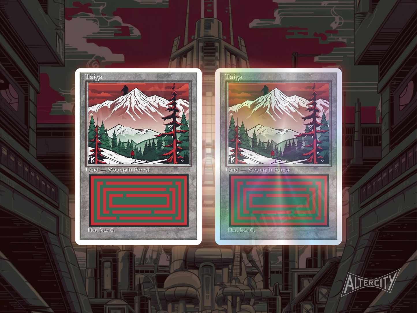 Dual Lands Bundle (v1) - MTG Custom Cards, Commander, Edh and Cedh High Quality Altered Proxies - Old School Retro Frame (63mmx88mm)