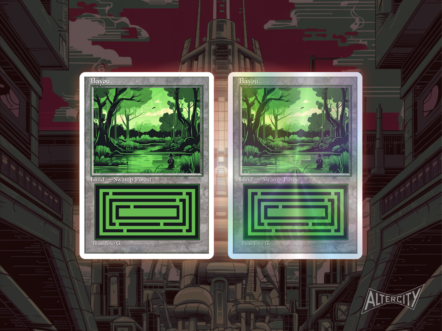 Dual Lands Bundle (v1) - MTG Custom Cards, Commander, Edh and Cedh High Quality Altered Proxies - Old School Retro Frame (63mmx88mm)