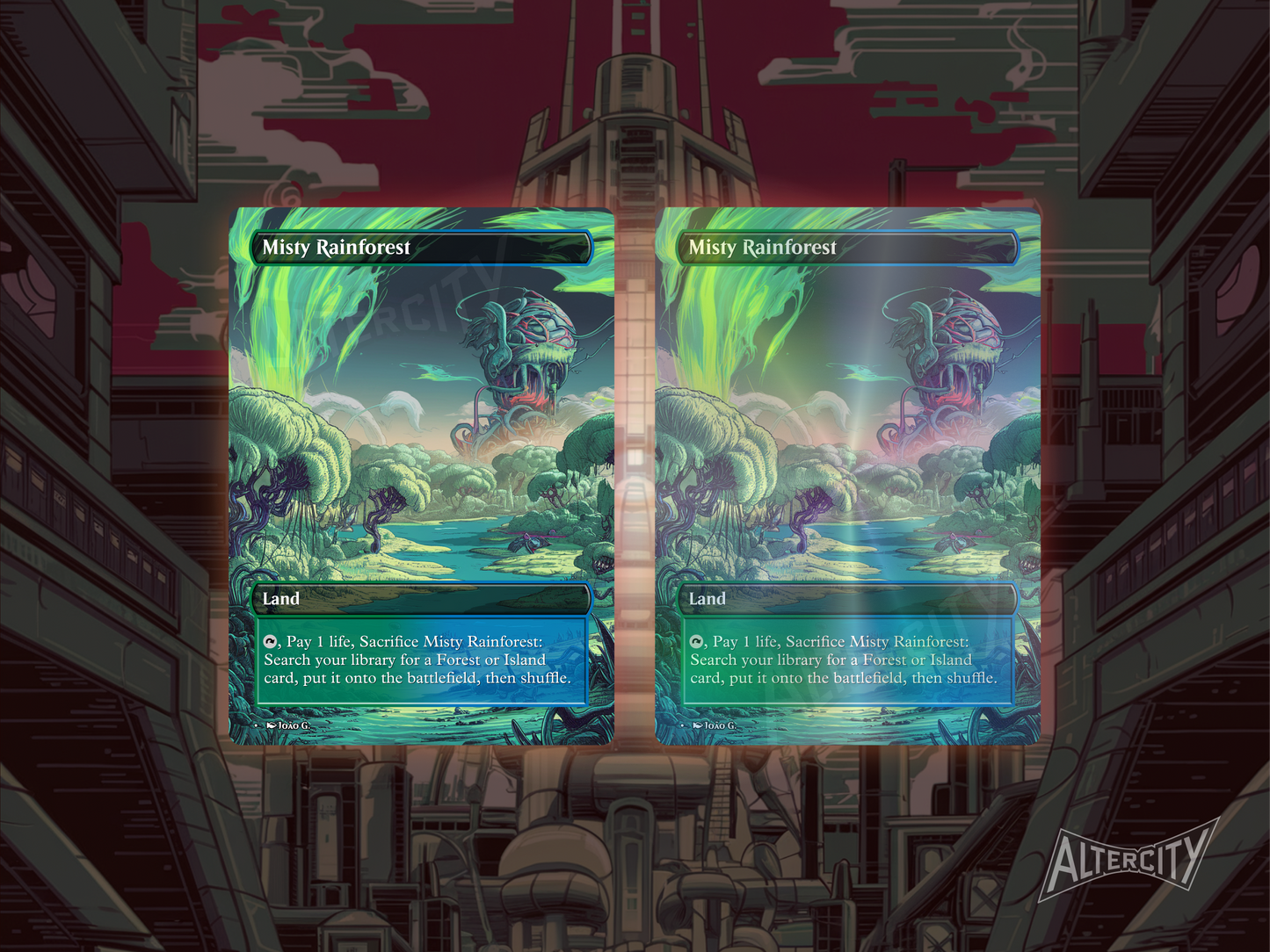 Fetch Lands Bundle (v1) - MTG Custom Cards, Commander, Edh and Cedh High Quality Altered Cards - Full Art Alters