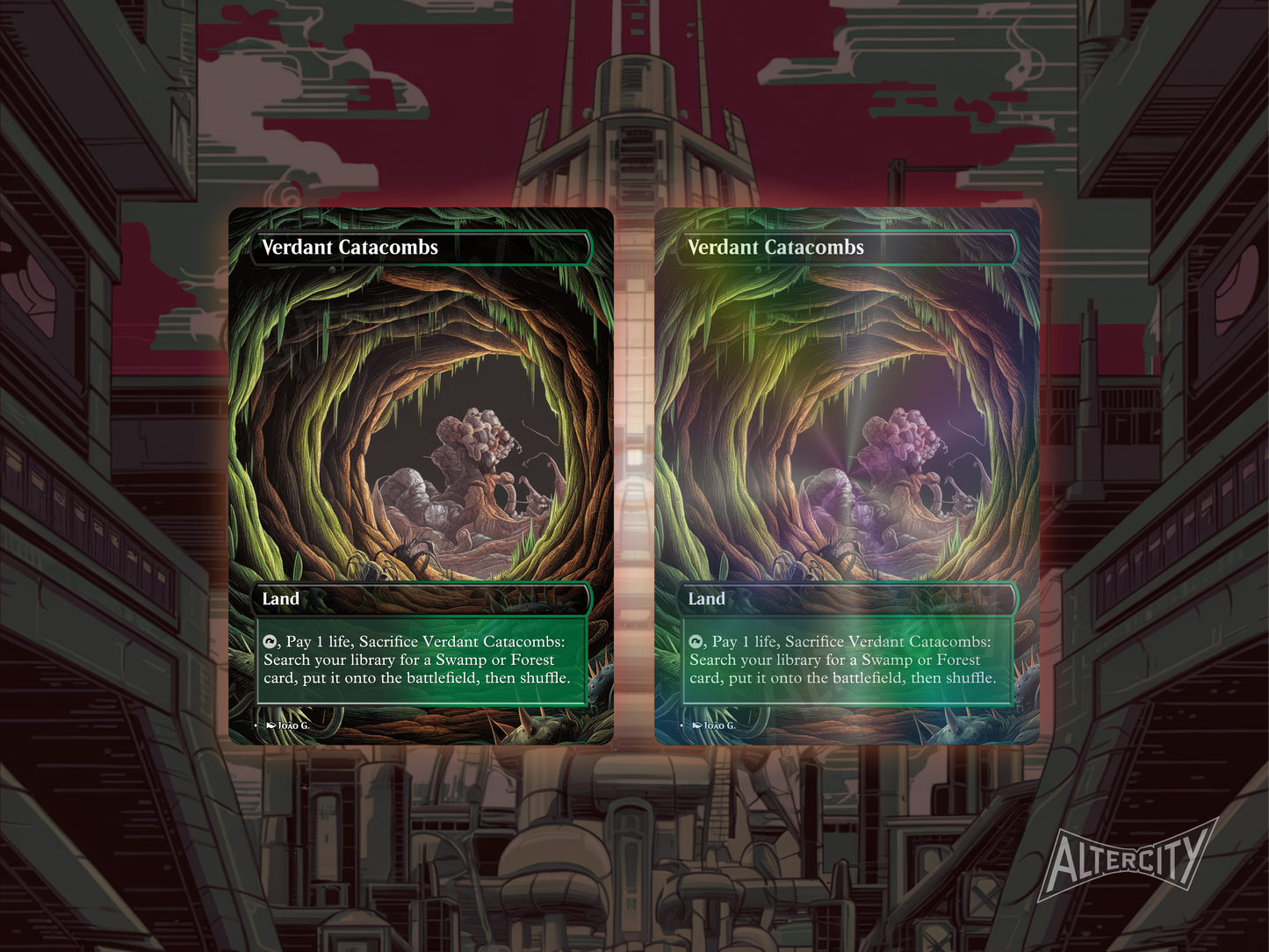 Fetch Lands Bundle (v1) - MTG Custom Cards, Commander, Edh and Cedh High Quality Altered Cards - Full Art Alters