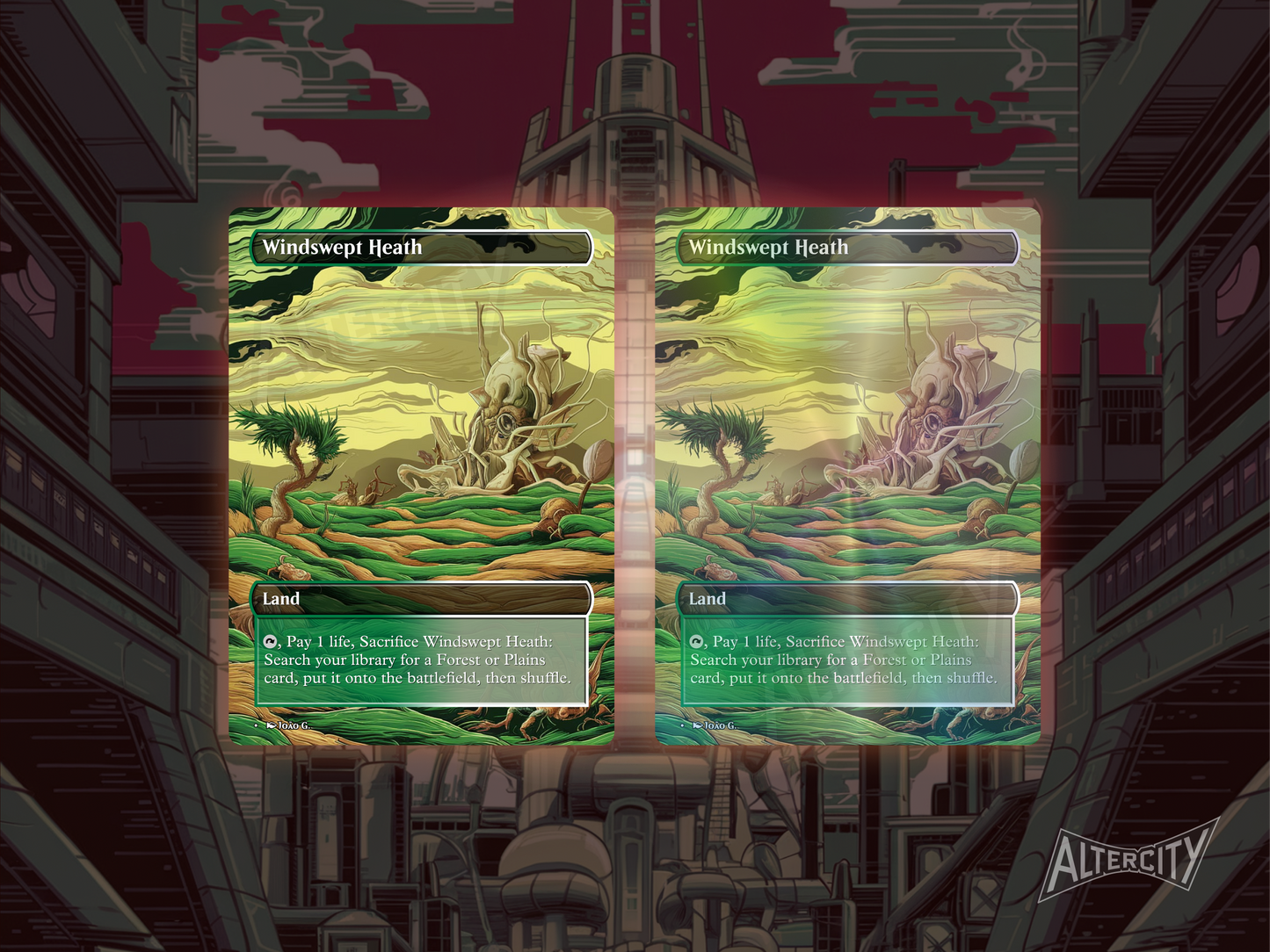 Fetch Lands Bundle (v1) - MTG Custom Cards, Commander, Edh and Cedh High Quality Altered Cards - Full Art Alters
