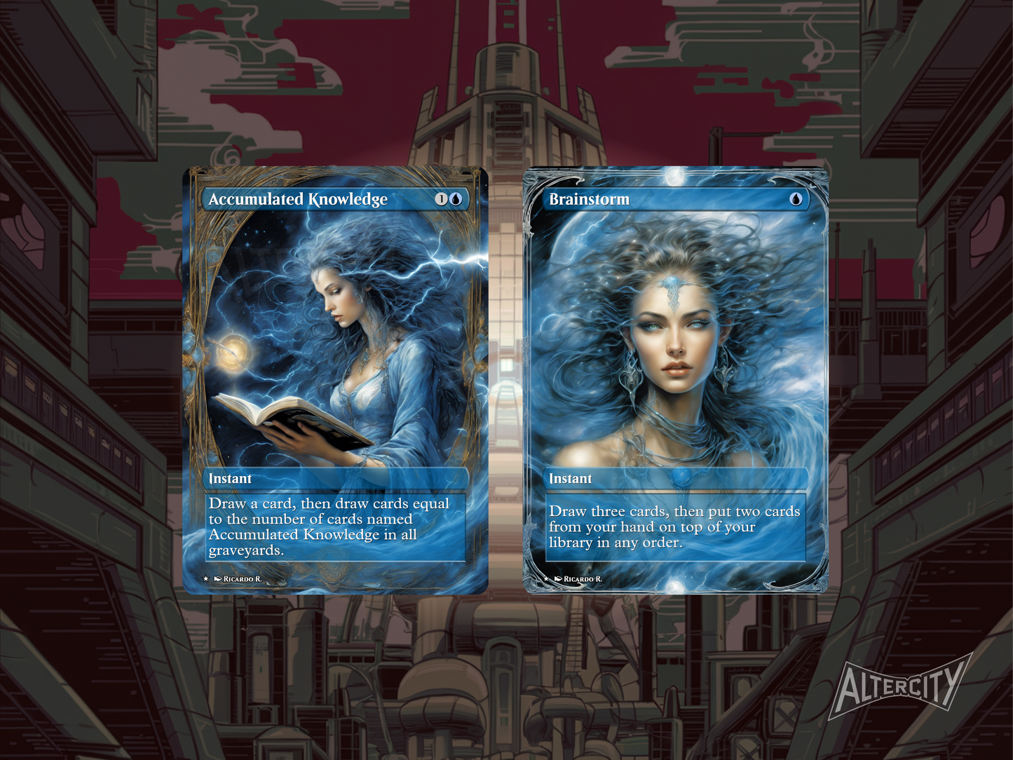 Dandan Full Custom MTG Altered Art Deck | 80 cards, Forgetful Fish - English and High Quality