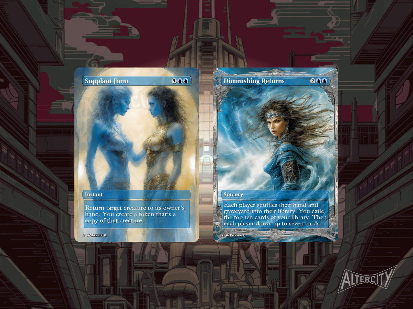 Dandan Full Custom MTG Altered Art Deck | 80 cards, Forgetful Fish - English and High Quality