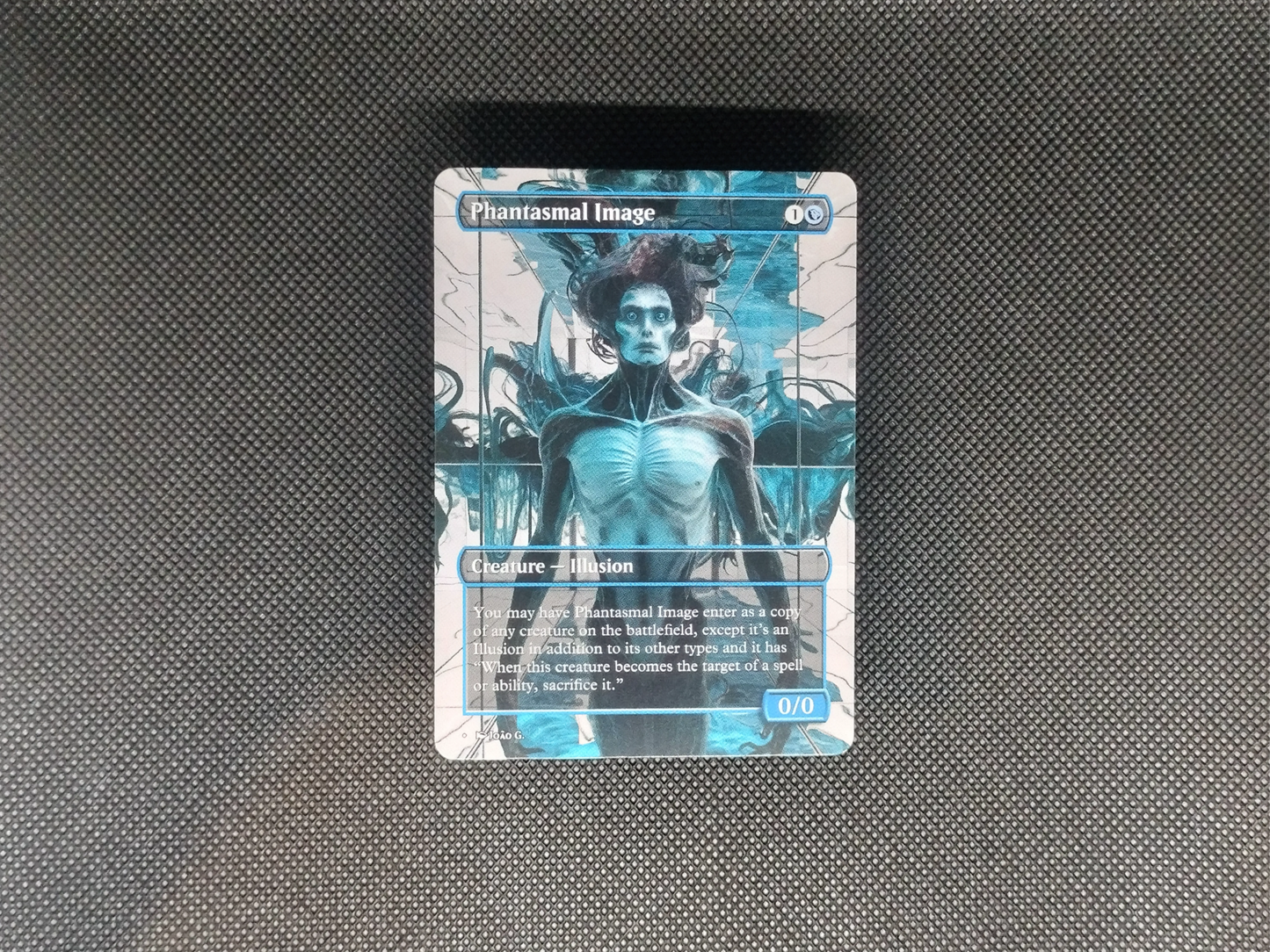 Phantasmal Image - Full Art Borderless Alter - MTG Custom Cards, Commander, Edh and Cedh High Quality Alters