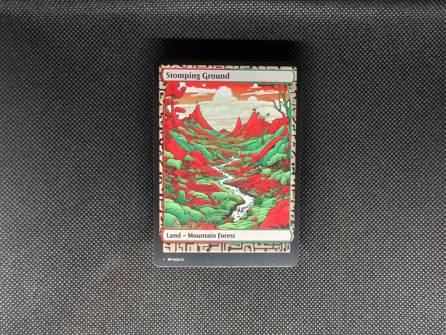 Stomping Ground (v1) - Full Art Alter - MTG Custom Cards, Commander, Edh and Cedh High Quality Altered Proxies