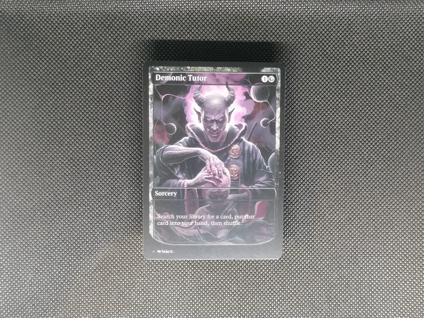 Demonic Tutor (v1) - Full Art Alter - MTG Custom Cards, Commander, Edh and Cedh High Quality Alters