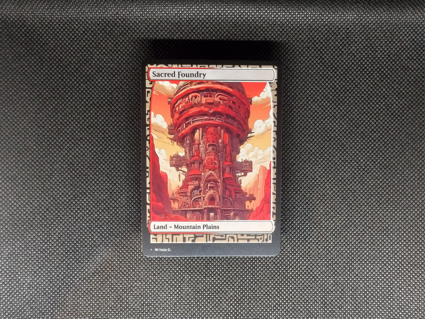 Sacred Foundry (v1) - Full Art Alter - MTG Custom Cards, Commander, Edh and Cedh High Quality Altered Proxies
