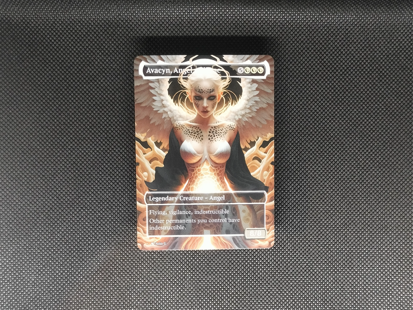 Avacyn, Angel of Hope (v1) - Full Art Borderless - MTG Custom Cards, Commander, Edh and Cedh High Quality Alters
