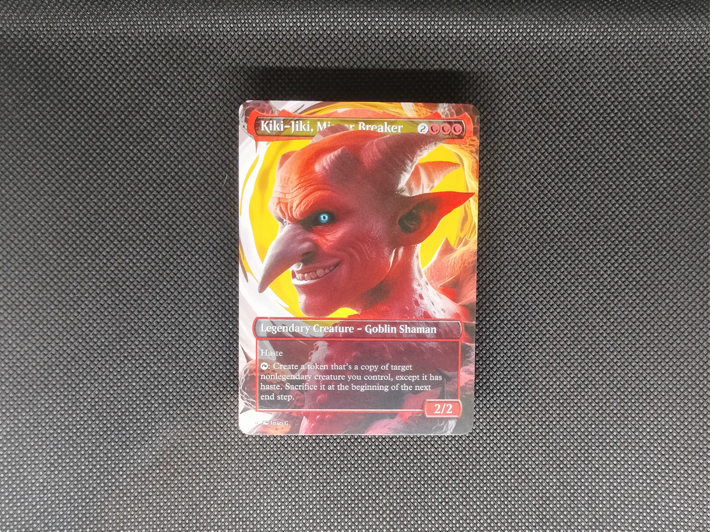 Kiki-Jiki, Mirror Breaker - Full Art Borderless Alter - MTG Custom Cards, Commander, Edh and Cedh High Quality Alters