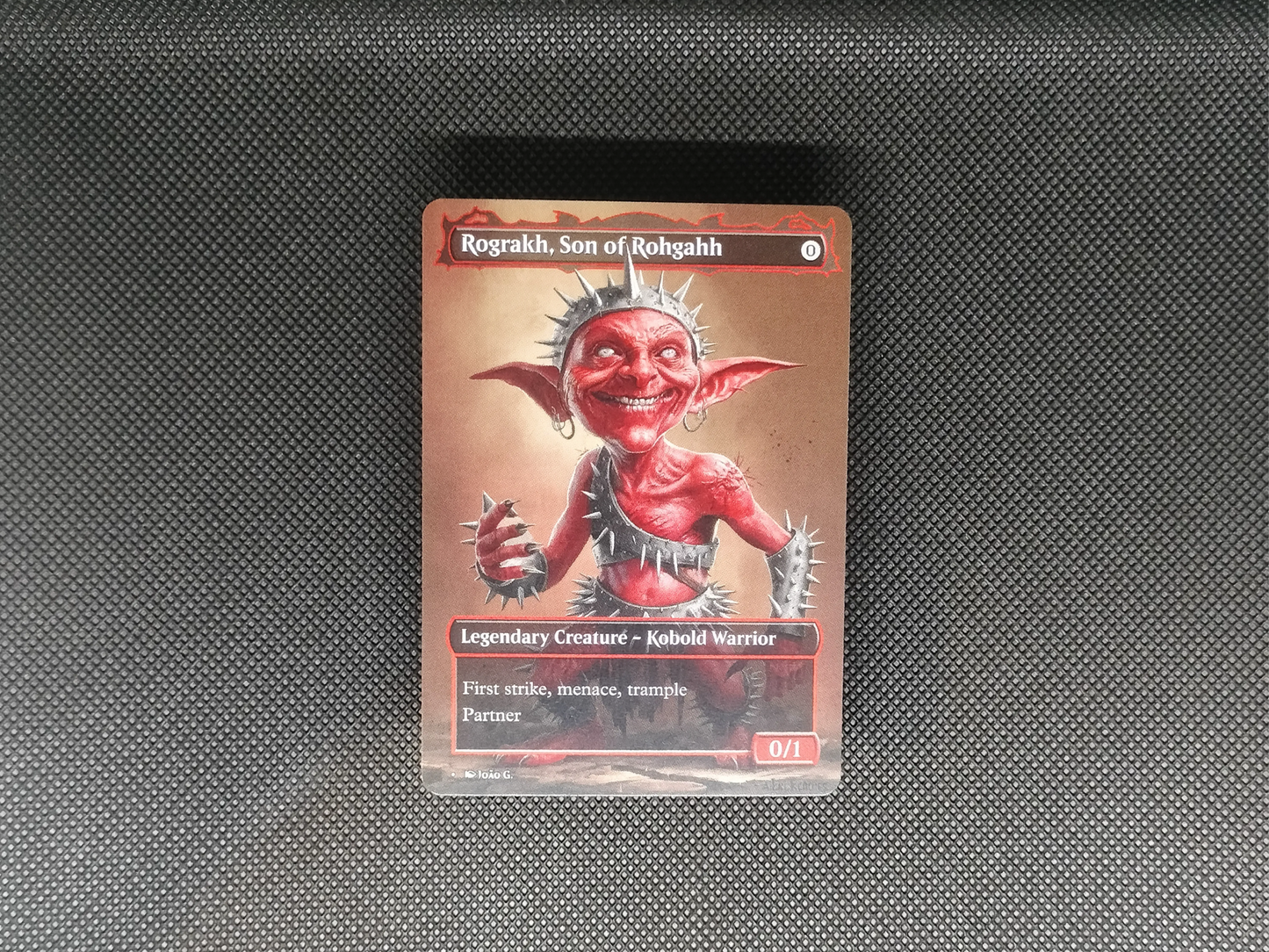 Rograkh, Son of Rohgahh - Full Art Borderless Alter - MTG Custom Cards, Commander, Edh and Cedh High Quality Altered Proxies