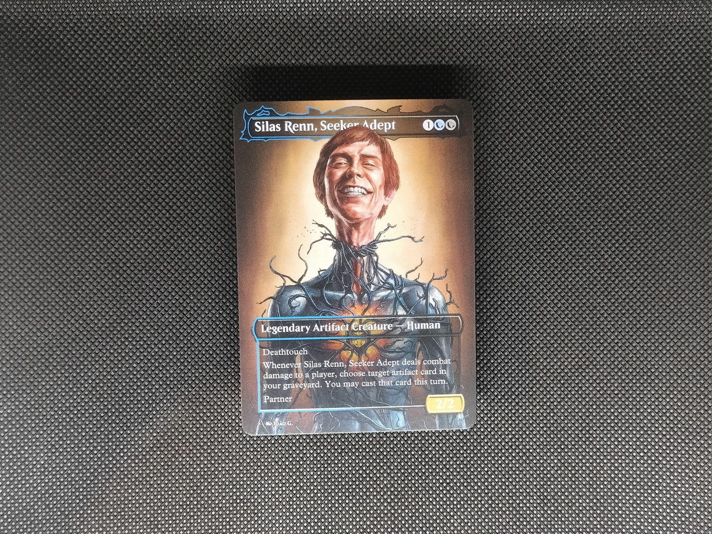 Silas Renn, Seeker Adept - Full Art Borderless - MTG Custom Cards, Commander, Edh and Cedh High Quality Alters