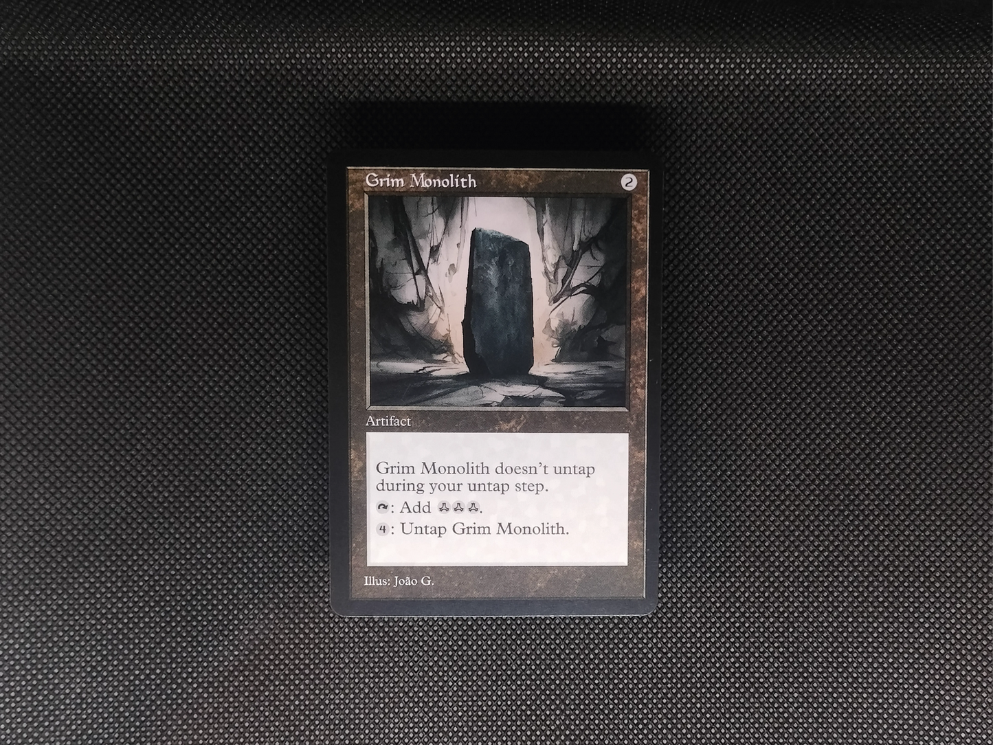 Grim Monolith - Old Border Retro Frame - Mtg Custom Cards, Commander, Edh and Cedh High Quality Altered Proxies