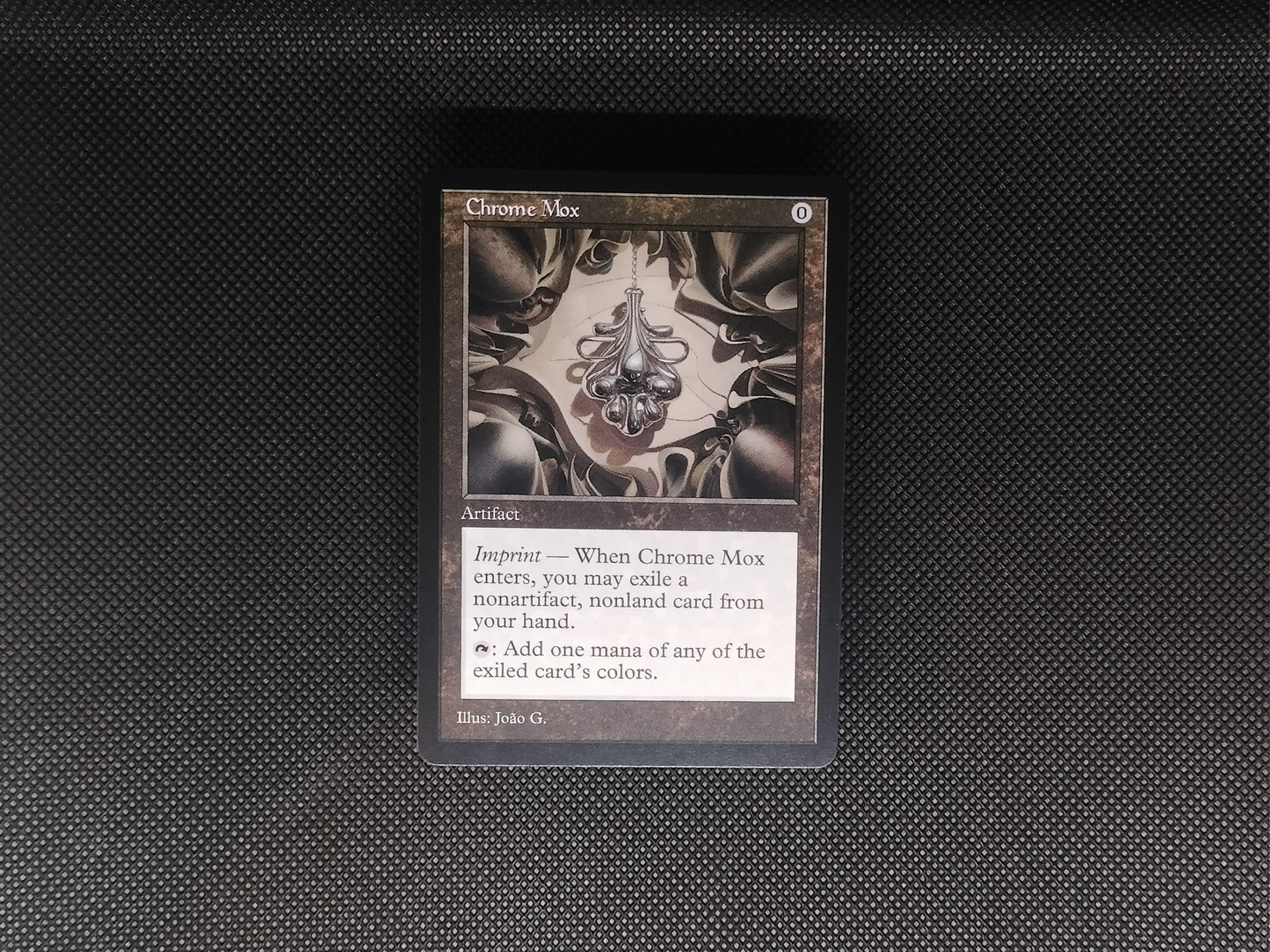 Chrome Mox (v1) - Old Border Retro Frame Alter - Mtg Custom Cards, Commander, Edh and Cedh High Quality Alters