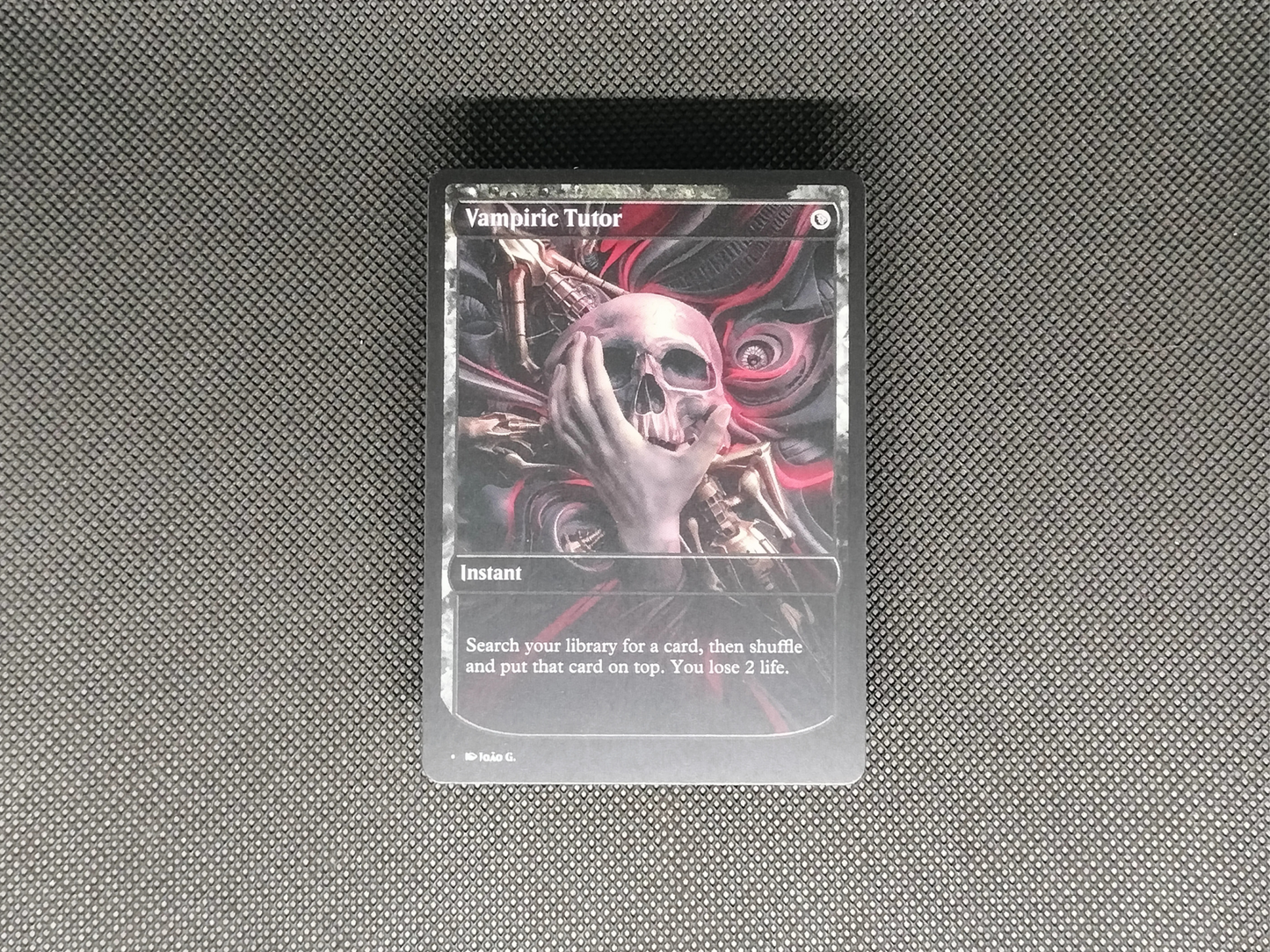 Vampiric Tutor (v1) - Full Art Alter - MTG Custom Cards, Commander, Edh and Cedh High Quality Alters