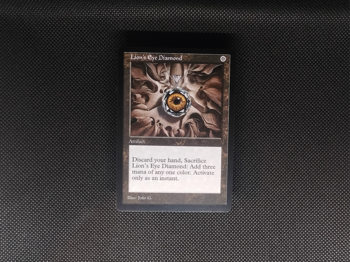 Lion's Eye Diamond (v1) - Old Border Retro Frame - MTG Custom Cards, Commander, Edh and Cedh High Quality Alters