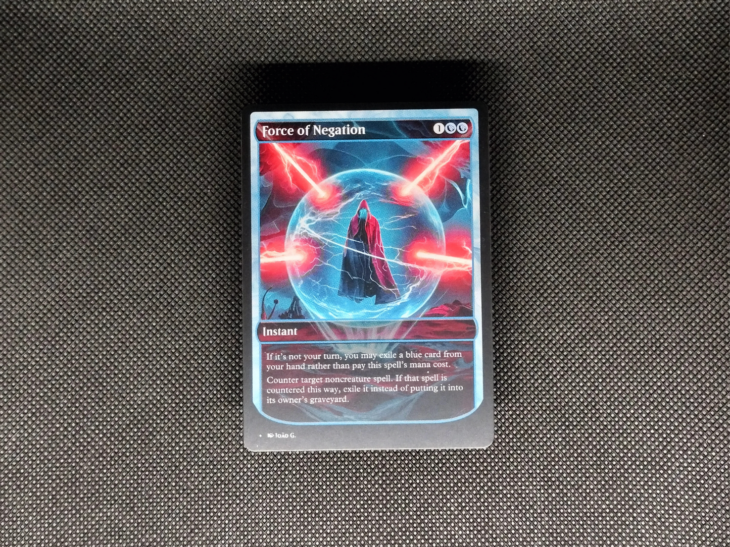 Force of Negation (v1) - Full Art Alter - MTG Custom Cards, Commander, Edh and Cedh High Quality Altered Proxies