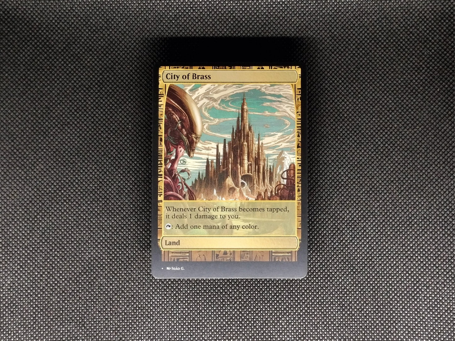 City of Brass - Full Art Alter - MTG Custom Cards, Commander, Edh and Cedh High Quality Alters