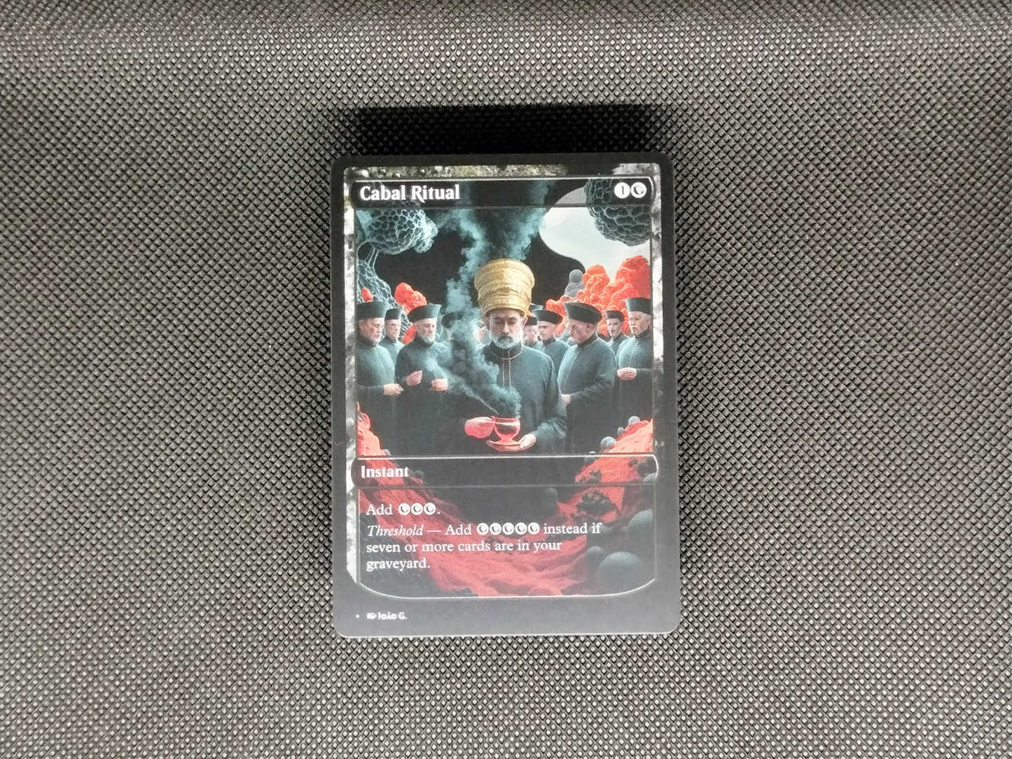 Cabal Ritual - Full Art Alter - MTG Custom Cards, Commander, Edh and Cedh High Quality Altered Proxies