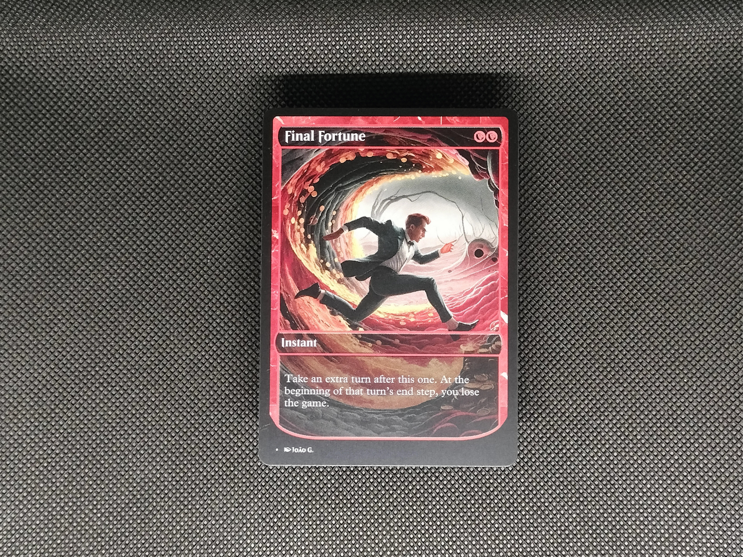 Final Fortune (v1) - Full Art Alter - MTG Custom Cards, Commander, Edh and Cedh High Quality Altered Proxies
