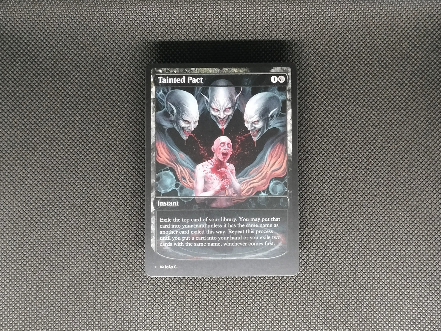 Tainted Pact - Full Art Alter - MTG Custom Cards, Commander, Edh and Cedh High Quality Alters