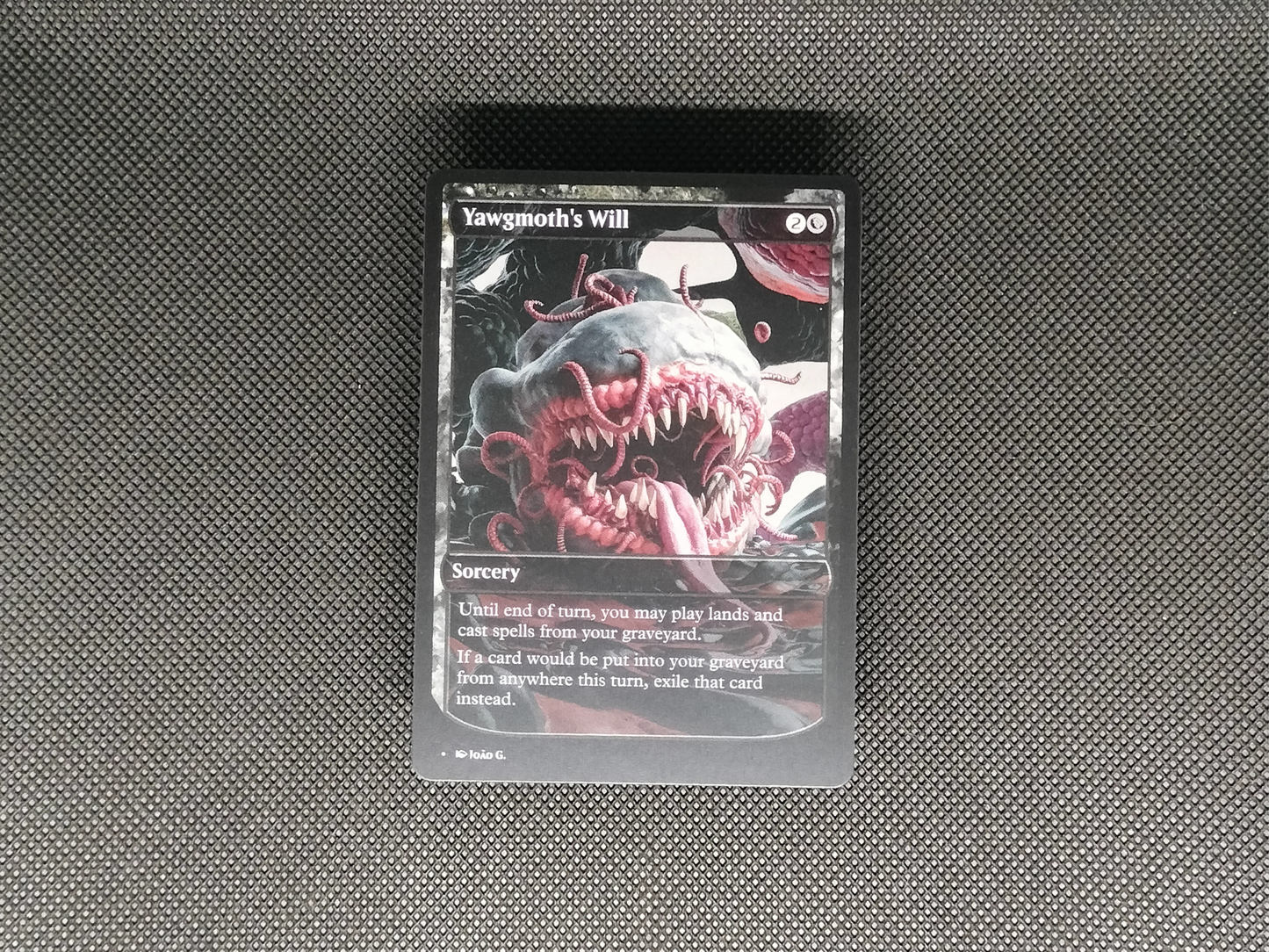 Yawgmoth's Will (v1) - Full Art Alter - MTG Custom Cards, Commander, Edh and Cedh High Quality Alters