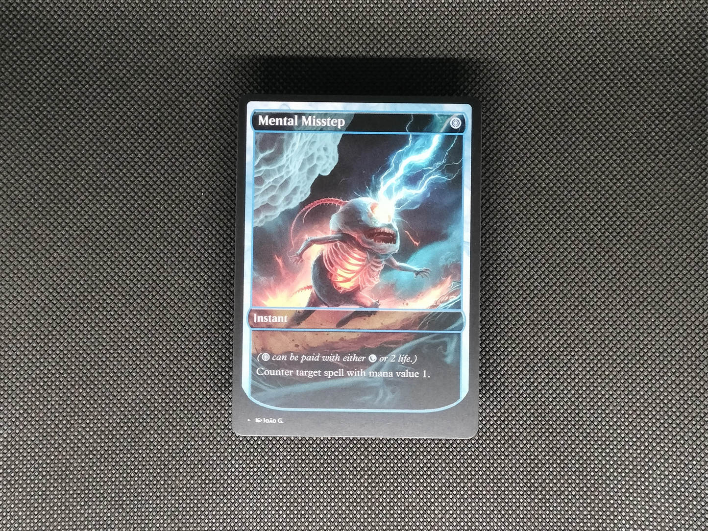 Mental Misstep - Full Art Alter - MTG Custom Cards, Commander, Edh and Cedh High Quality Alters