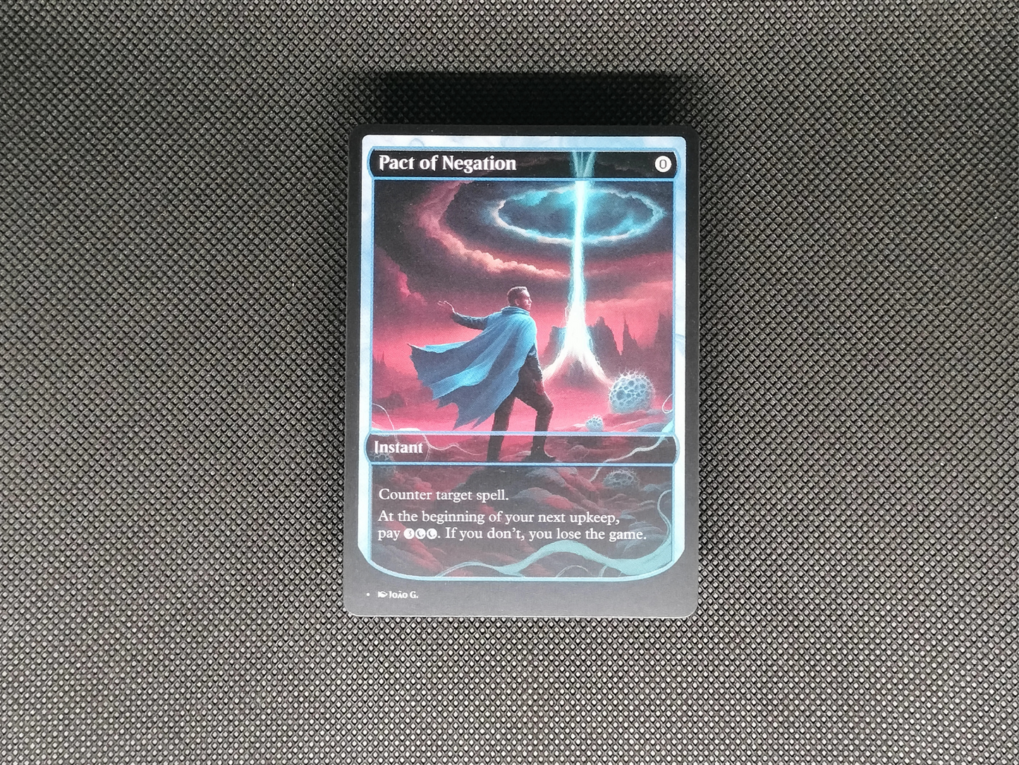 Pact of Negation - Full Art Alter - MTG Custom Cards, Commander, Edh and Cedh High Quality Alters