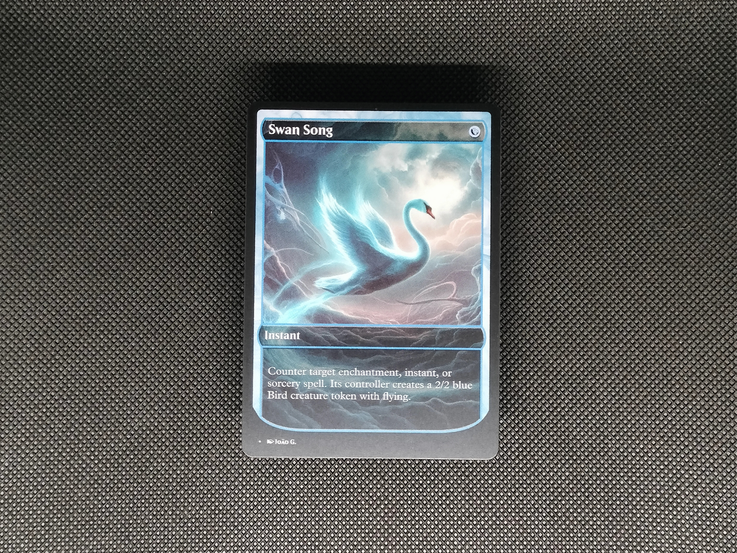 Swan Song - Full Art Alter - MTG Custom Cards, Commander, Edh and Cedh High Quality Alters