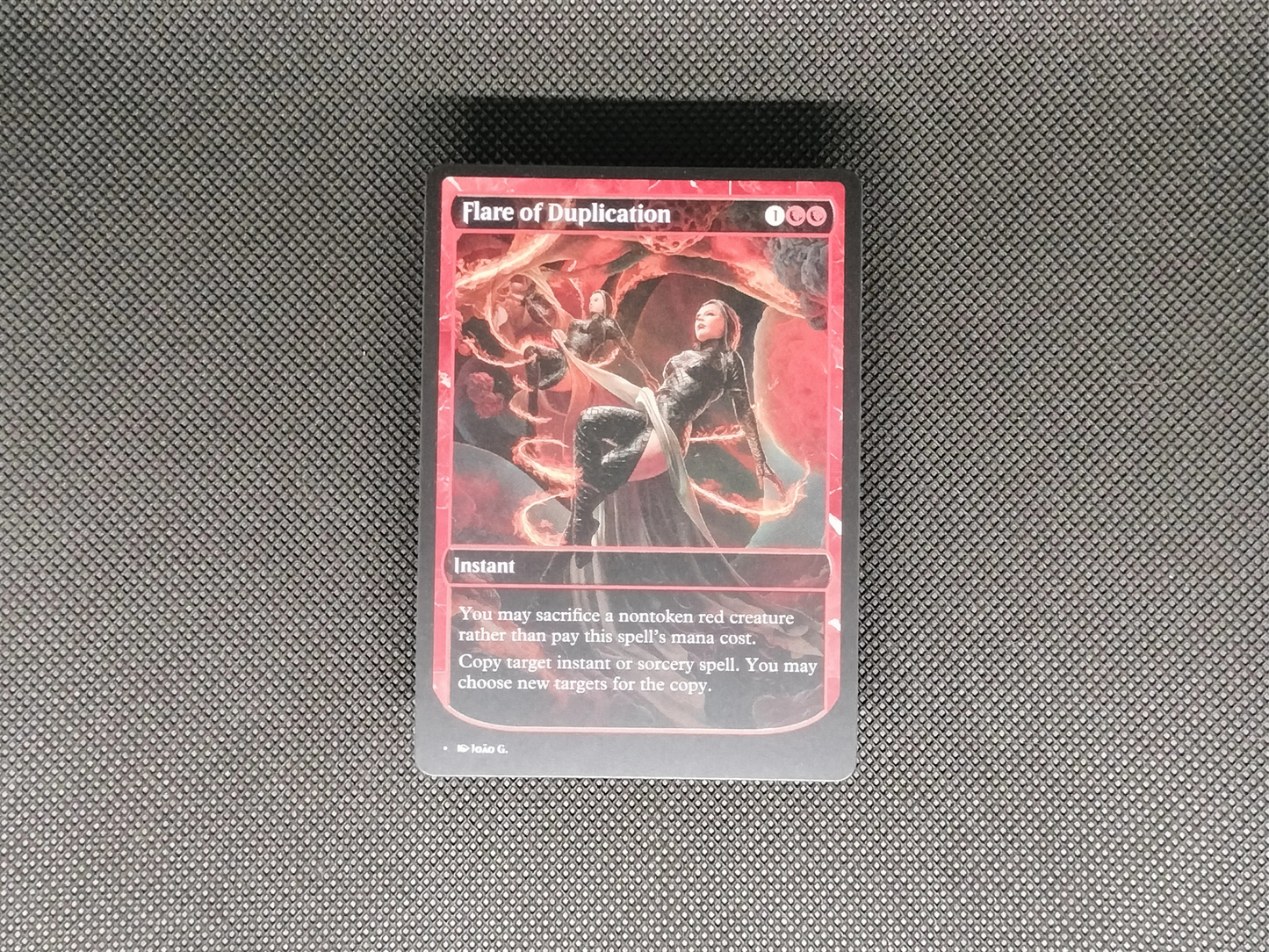 Flare of Duplication (v1) - Full Art Alter - MTG Custom Cards, Commander, Edh and Cedh High Quality Alters