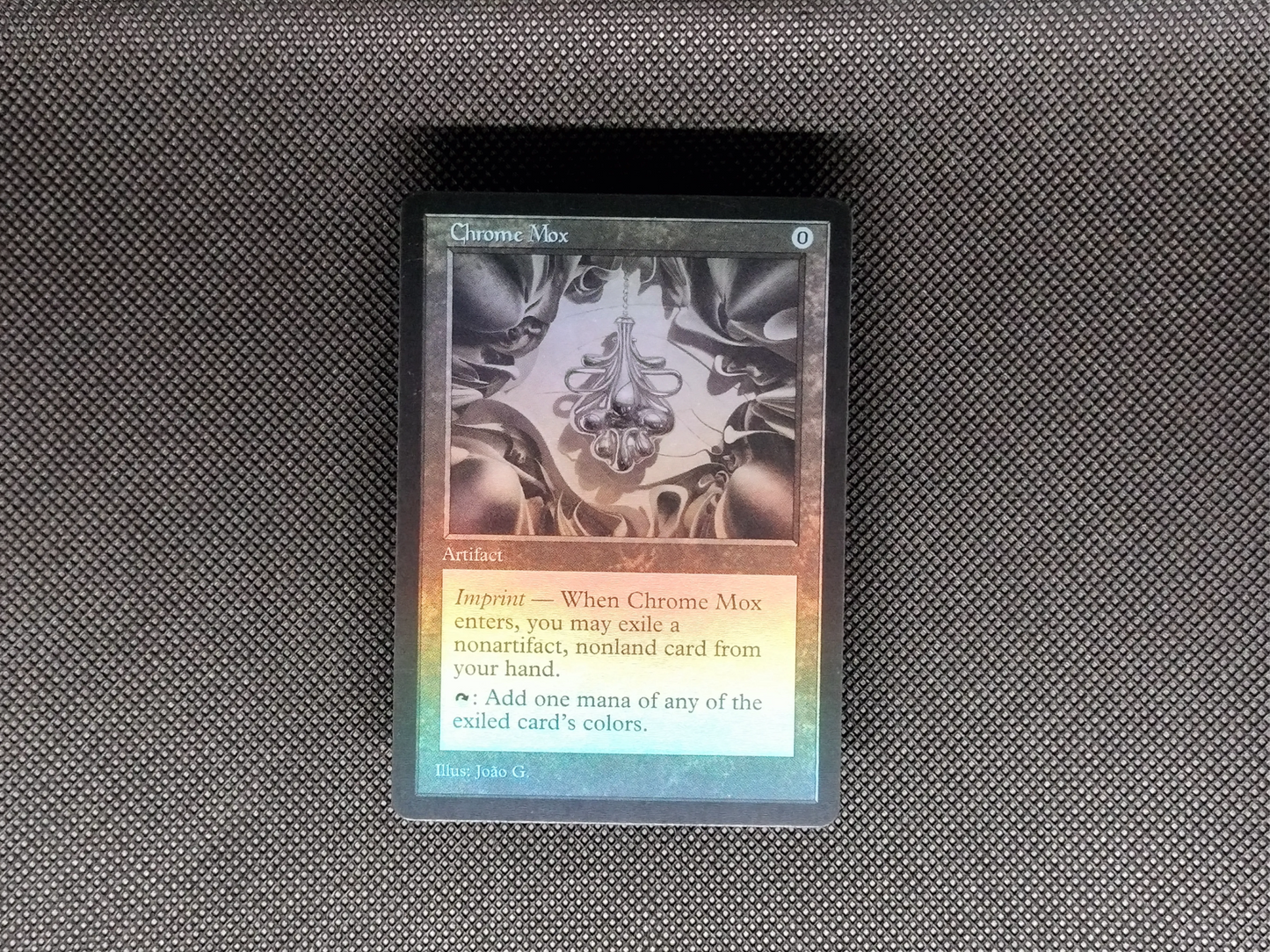 Chrome Mox (v1) - Old Border Retro Frame Alter - Mtg Custom Cards, Commander, Edh and Cedh High Quality Alters