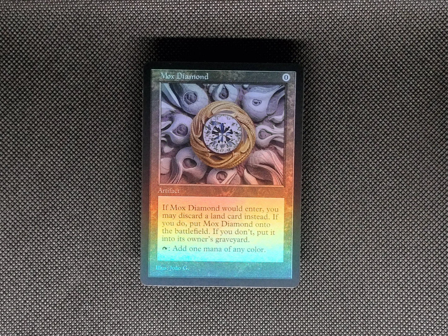 Mox Diamond (v1) - Old Border Retro Frame - MTG Custom Cards, Commander, Edh and Cedh High Quality Alters