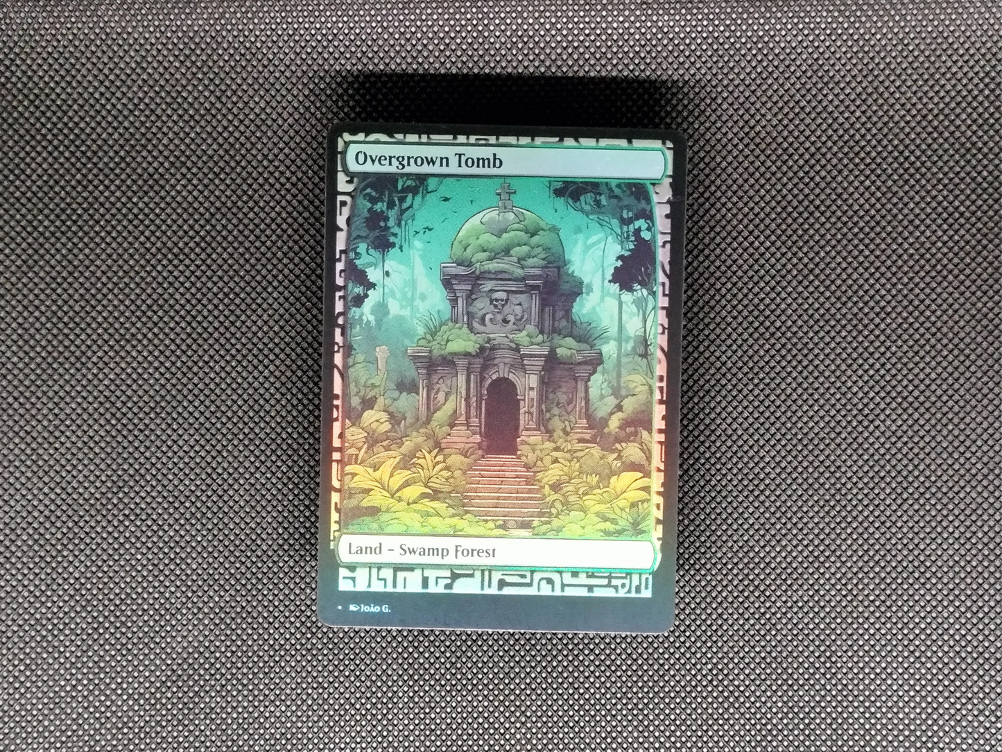 Overgrown Tomb (v1) - Full Art Alter - MTG Custom Cards, Commander, Edh and Cedh High Quality Altered Proxies