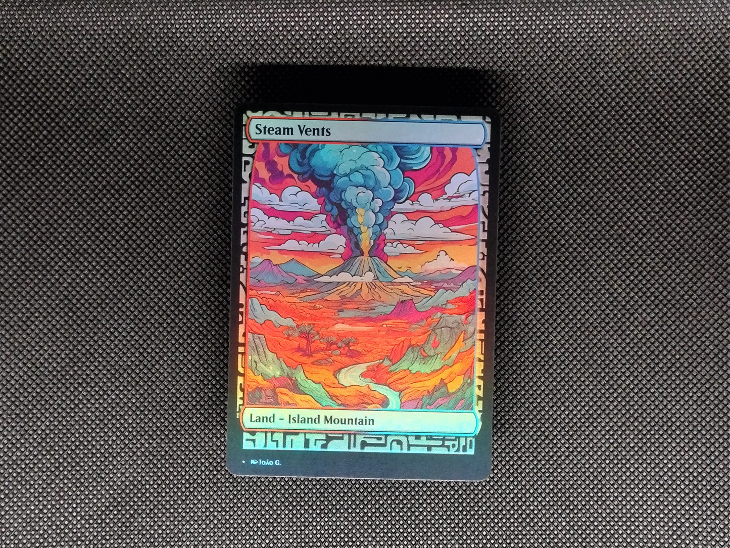 Steam Vents (v1) - Full Art Alter - Mtg Custom Cards, Commander, Edh and Cedh High Quality Altered Proxies