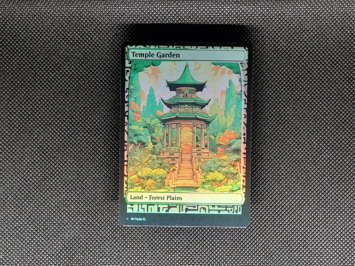 Temple Garden (v1) - Full Art Alter - MTG Custom Cards, Commander, Edh and Cedh High Quality Altered Proxies
