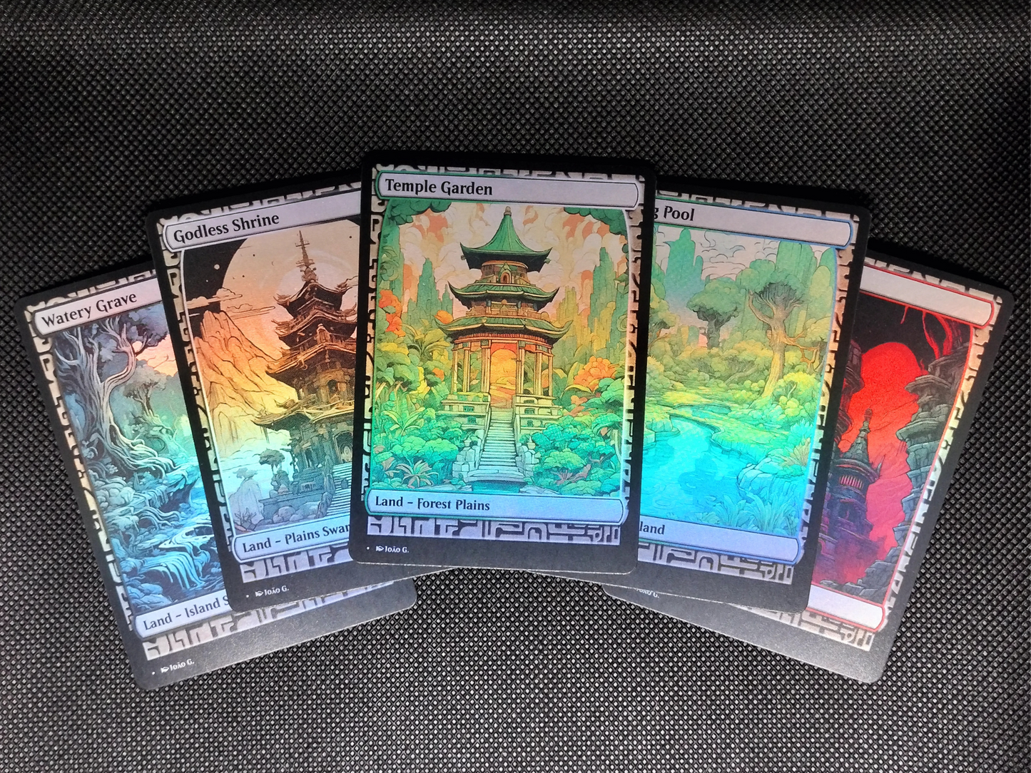 Shock Lands Bundle (v1) - MTG Custom Cards, Commander, Edh and Cedh High Quality Altered Cards - Full Art Alters