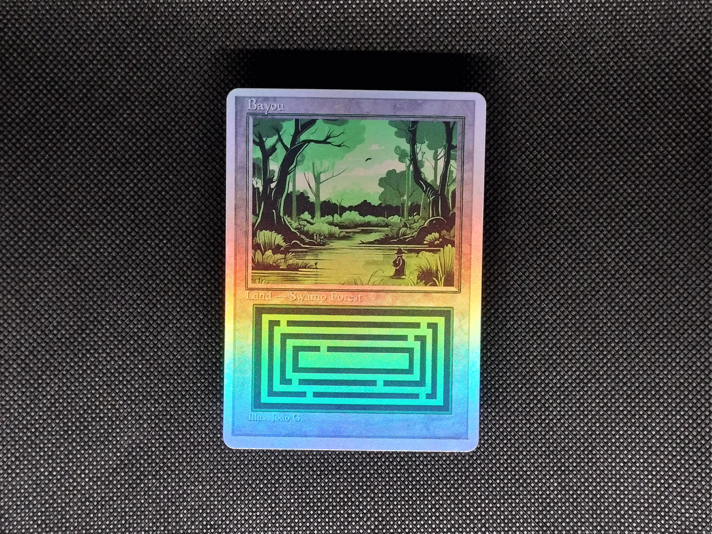 Bayou (v1) - Dual Land Old School Retro Frame Alter - MTG Custom Cards, Commander, EDH and CEDH High Quality Altered Proxies