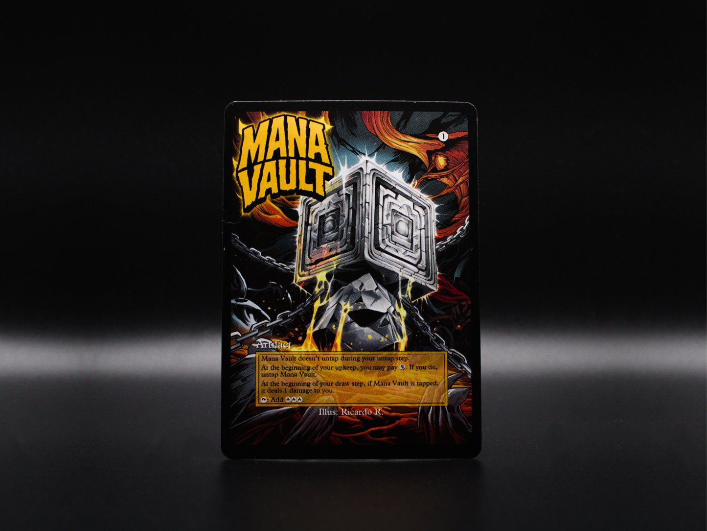 Mana Vault (v2) - MTG Custom Cards, Commander alternate art - Magic MTG Alters Full