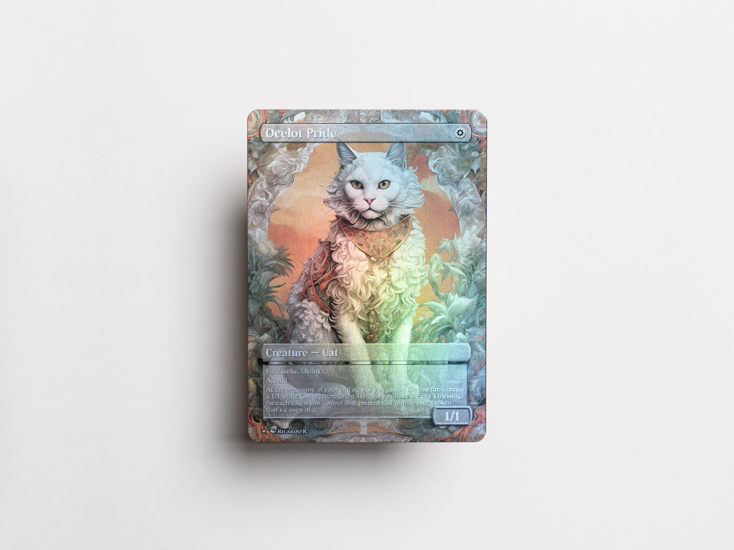 Ocelot Pride - MTG Custom Cards , Commander alternate art - Magic MTG Alters Full