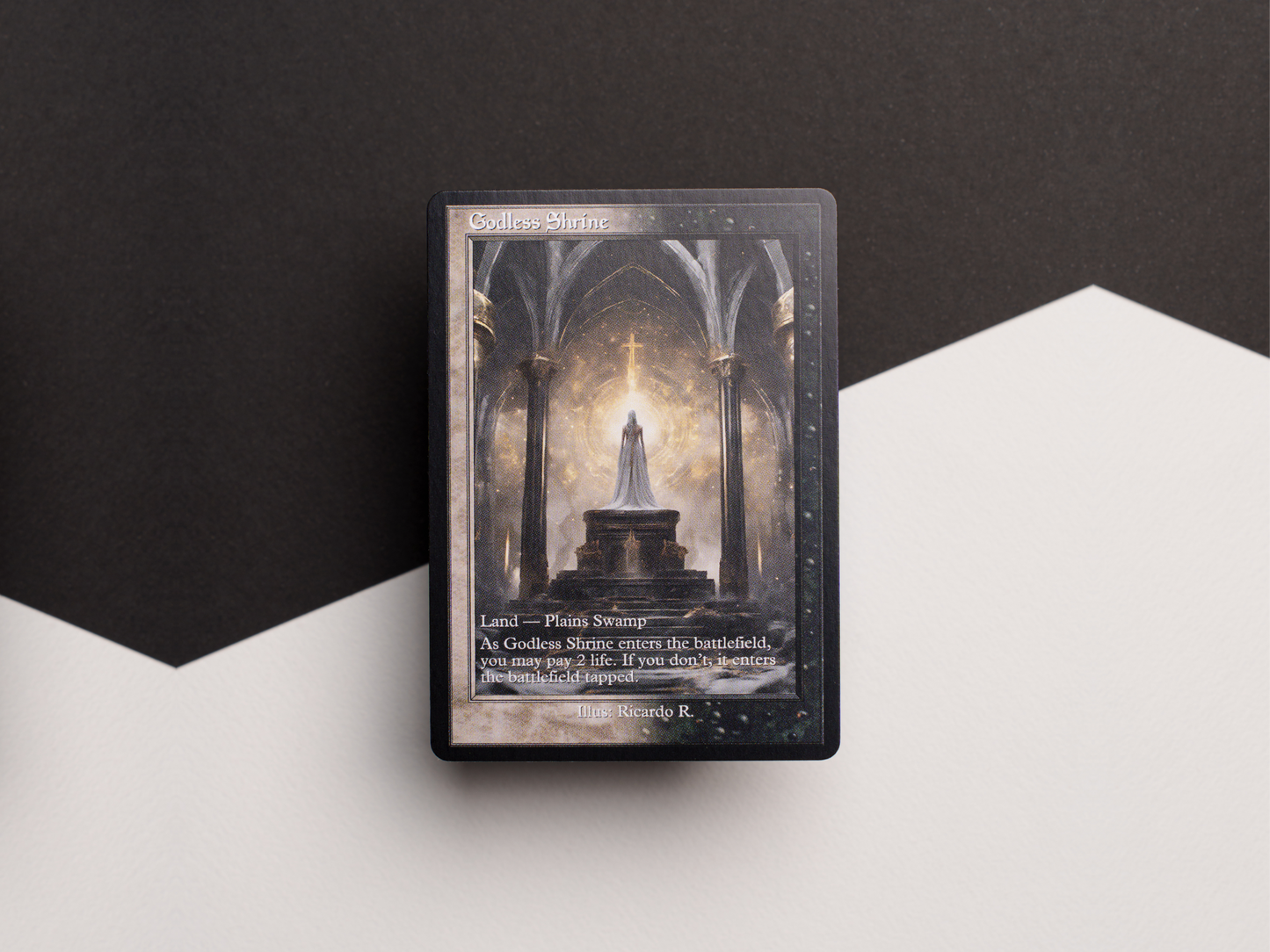 Godless Shrine (v2) - MTG Custom Cards, Commander, Edh and Cedh High Quality Altered Proxies