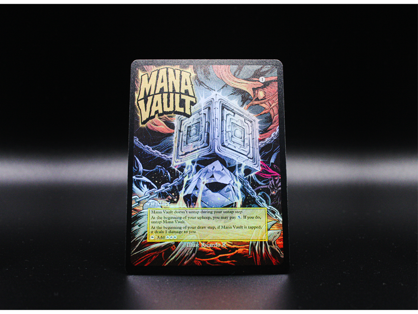 Mana Vault (v2) - MTG Custom Cards, Commander alternate art - Magic MTG Alters Full