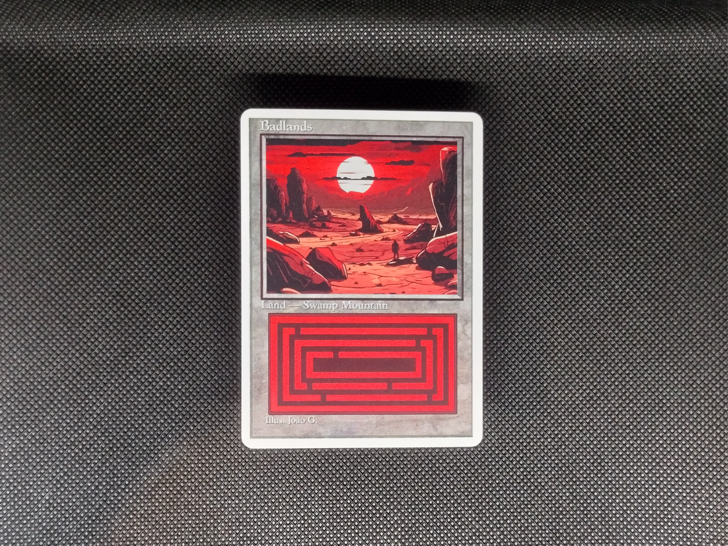 Badlands (v1) - Dual Land Old School Retro Frame Alter - Mtg Custom Cards, Commander, Edh and cEDH High Quality Altered Proxies