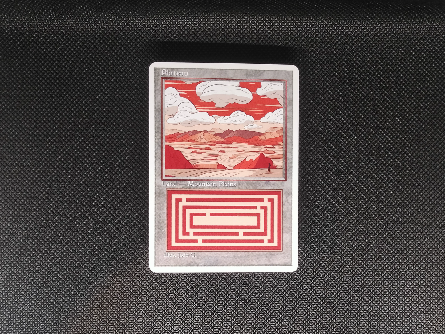 Plateau (v1) - Dual Land Old School Retro Frame Alter - Mtg Custom Cards, Commander, Edh and cEDH High Quality Altered Proxies