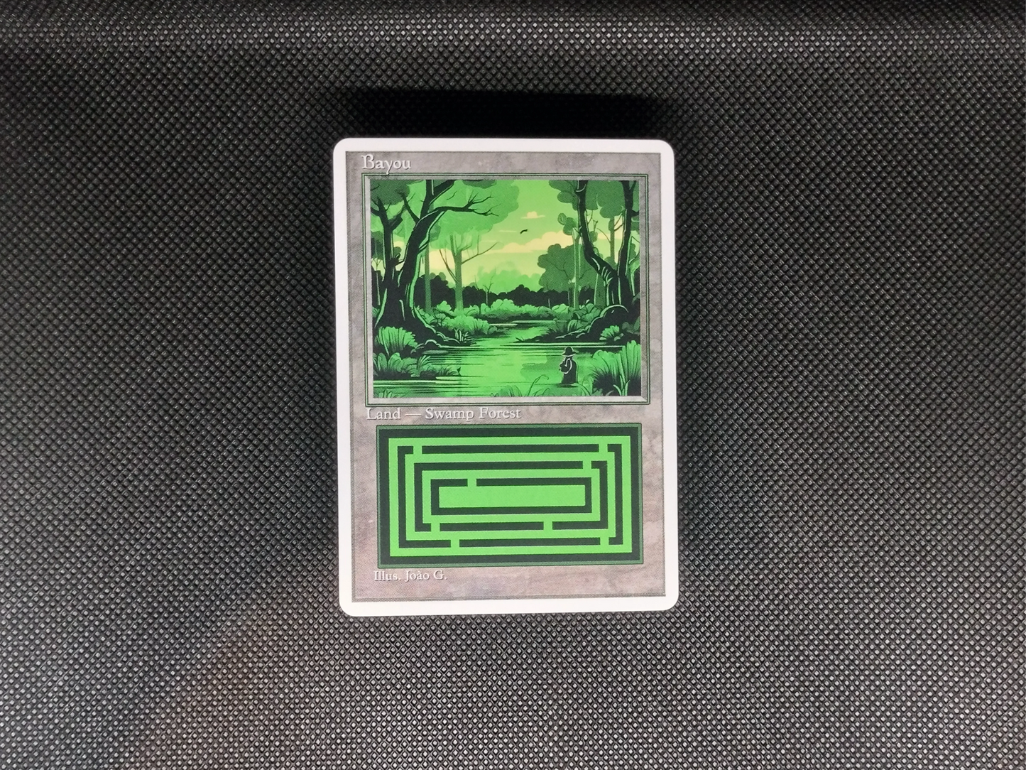 Bayou (v1) - Dual Land Old School Retro Frame Alter - MTG Custom Cards, Commander, EDH and CEDH High Quality Altered Proxies