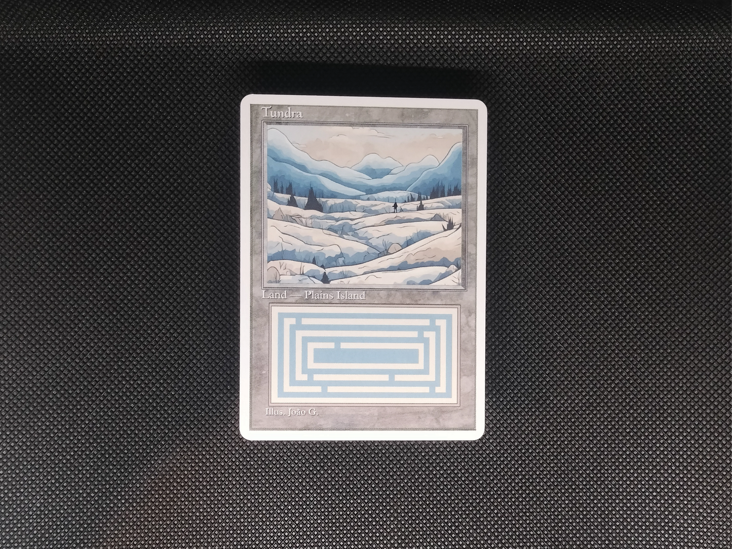 Tundra (v1) - Dual Land Old School Retro Frame Alter - Mtg Custom Cards, Commander, Edh and cEDH High Quality Altered Proxies